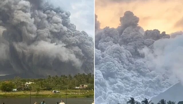 Filipinler’deki Mayon Yanardağı’nda patlama! Binlerce kişi tahliye edildi