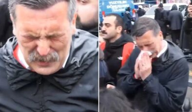 Mecidiyeköy’de büyük arbede! Erkan Baş da biber gazına maruz kaldı