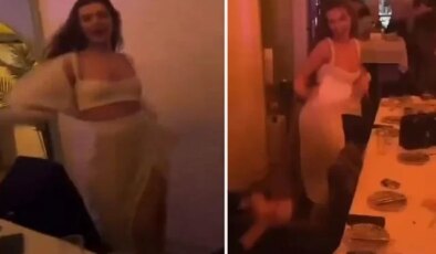 Melisa Döngel doyasıya eğlendi, dans performansı dikkat çekti