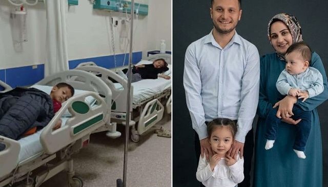 2 kardeşin son fotoğrafı! Hamile anne ve baba yoğun bakımda