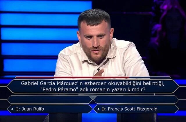 Milyoner’de renkli anlar: 50 bin TL’lik soruya “o piti piti” yaparak yanıt verdi