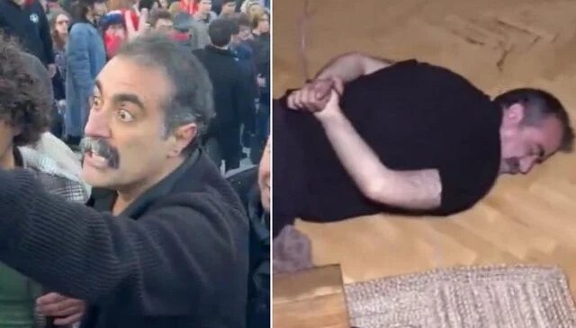 ODTÜ’de Türk bayrağı açan öğrencilere saldıran kişi böyle gözaltına alındı