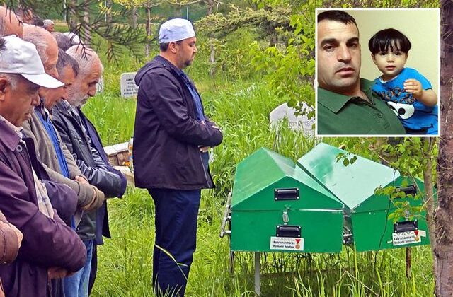 Çekyattan düşen Bertuğ öldü, sinir krizi geçirip hastaneden ayrılan babası kazada hayatını kaybetti