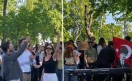 Öğrenciler, Bilgi Üniversitesi’nin yeniden açılmasını kampüste kutladı