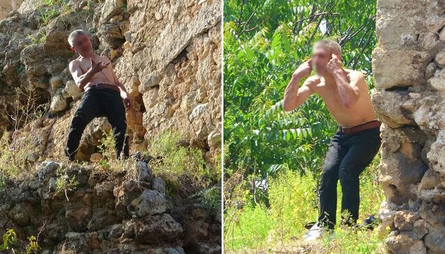İntihar etmek için surlara çıktı, çorbayla ikna edildi! İlk vukuatı değil