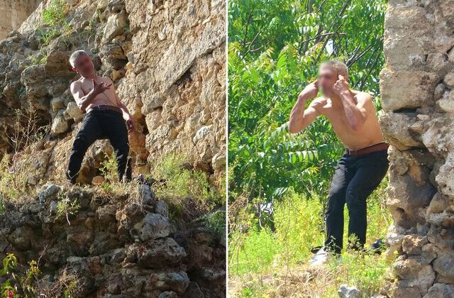İntihar etmek için surlara çıktı, çorbayla ikna edildi! İlk vukuatı değil
