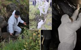 Özel kıyafet giyip güçlükle girdiler, gördükleri manzara karşısında mest oldular