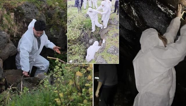 Özel kıyafet giyip güçlükle girdiler, gördükleri manzara karşısında mest oldular