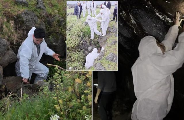 Özel kıyafet giyip güçlükle girdiler, gördükleri manzara karşısında mest oldular