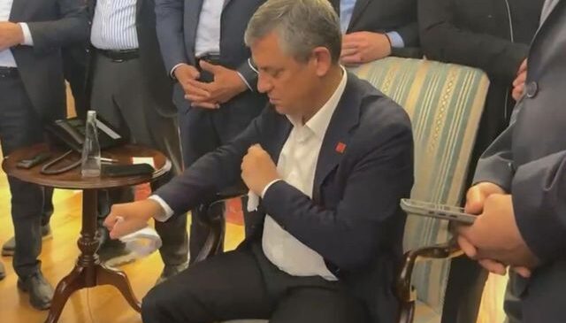 Özgür Özel tahliye tebligatını yırttı attı: Bunun için yıktılar baba ocağını