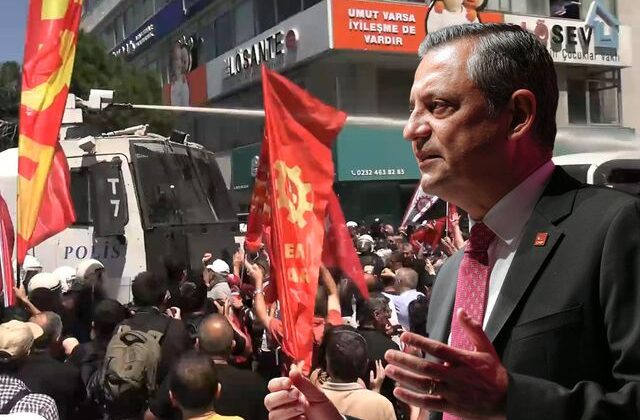 Özgür Özel’in mitingi öncesi Cumhuriyet Meydanı karıştı! Kalabalığa TOMA’lı müdahale