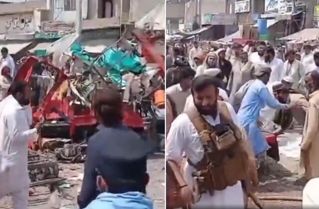 Pakistan’da pazar yerinde patlama! 2’si polis 9 kişi hayatını kaybetti