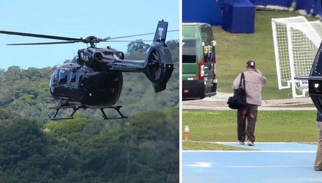 ‘Para var huzur var’ dedirten görüntü! Helikopterden inen isme bakın