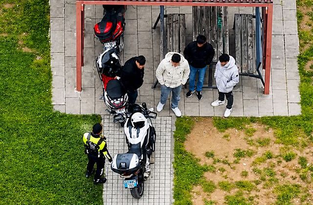 Parkta motosiklet keyfi 180 bin liraya mal oldu