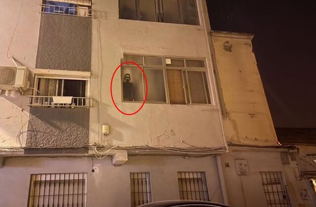 Penceredeki görüntü korkuttu, gerçek sonradan ortaya çıktı