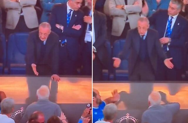 Real Madrid Başkanı Florentino Perez’e olay pankart! Ortalık bir anda karıştı
