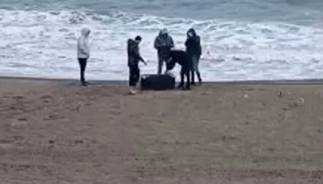 Sakarya’da sahile vuran çantadan 21,5 kg uyuşturucu çıktı