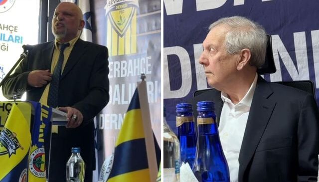 Salon kahkahalara boğuldu! Aziz Yıldırım’dan dernek başkanına şaka