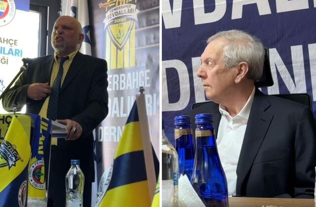 Salon kahkahalara boğuldu! Aziz Yıldırım’dan dernek başkanına şaka
