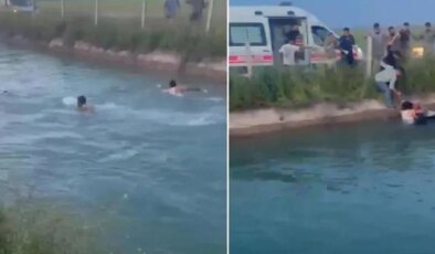 Şanlıurfa’da otomobil sulama kanalına devrildi: 2 kadını vatandaşlar kurtardı