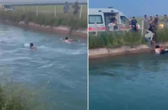 Şanlıurfa’da otomobil sulama kanalına devrildi: 2 kadını vatandaşlar kurtardı