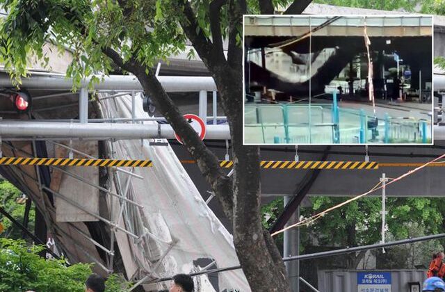 60 yıllık üst geçit yıkım çalışması sırasında çöktü: 3 ölü
