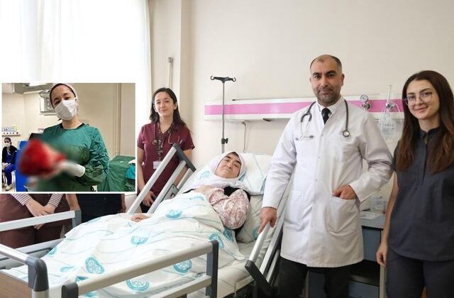 Sivas’ta sıra dışı ameliyat: Hastanın vücudundan 7.5 kiloluk kitle çıkarıldı