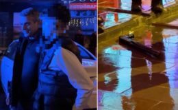 Sokakta tüfekle dolaşan çocuk, kovalamaca sonucu yakalandı