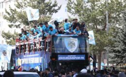 Süper Lig’e yükselen Erzurumspor FK, 1. Lig tarihinin puan rekorunu kırdı