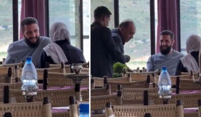 Suriye Cumhurbaşkanı Şara, eşiyle birlikte bir restoranda kahve içerken görüntülendi