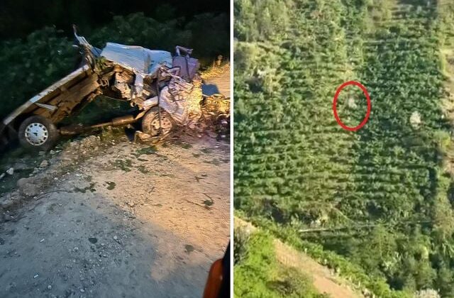 Yamaçtan yuvarlanan aracın sürücüsü dehşet anlarını anlattı: Recep abi gidiyoruz