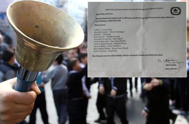 İmam hatip ortaokulu müdürünün başını yakan kitap listesi: Açığa alındı