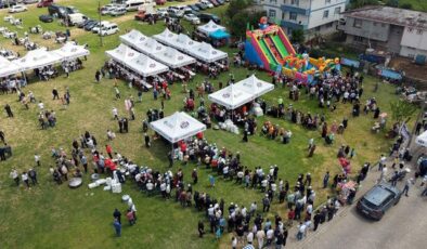 Bolluk bereket için kazan kazan yapıldı! 2 tonu 1 saatte tükendi