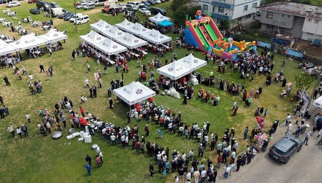 Bolluk bereket için kazan kazan yapıldı! 2 tonu 1 saatte tükendi