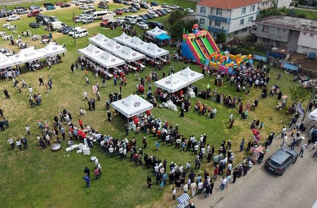 Bolluk bereket için kazan kazan yapıldı! 2 tonu 1 saatte tükendi