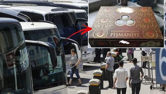 Terminalden aldığı pişmaniyenin kutusunu açınca şoke oldu