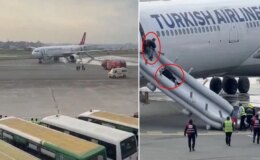 THY uçağında yangın paniği! Yolcular acil çıkışlardan tahliye edildi
