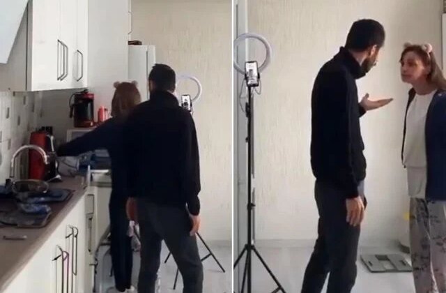 TikTok rezaletleri bitmiyor! Canlı yayın sırasında eşini darbetti