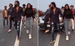 TikTok sevdası kaza yaptırdı! Kalabalık gruba otomobil çarptı