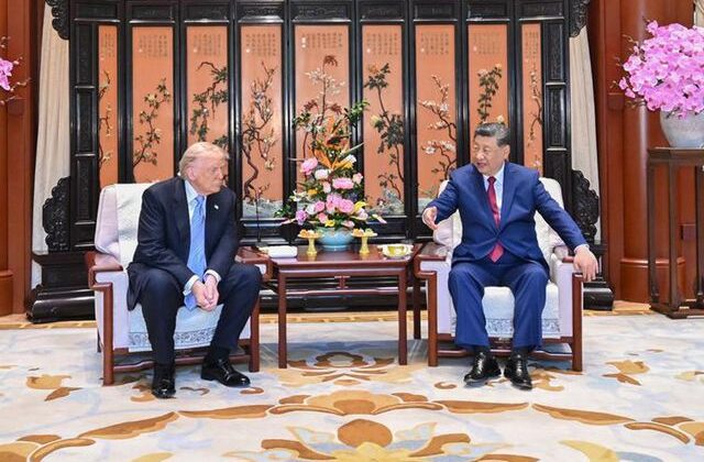 Trump’ın Çin ziyaretinde dikkat çeken koltuk detayı