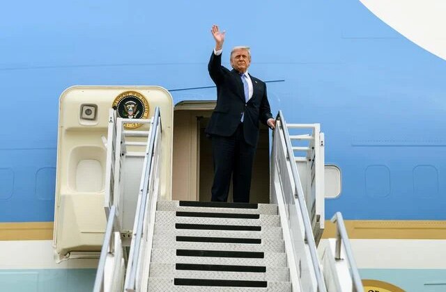 Trump’tan ABD dönüşünde olağanüstü önlem, Çin’e ait ne varsa çöpe atıldı