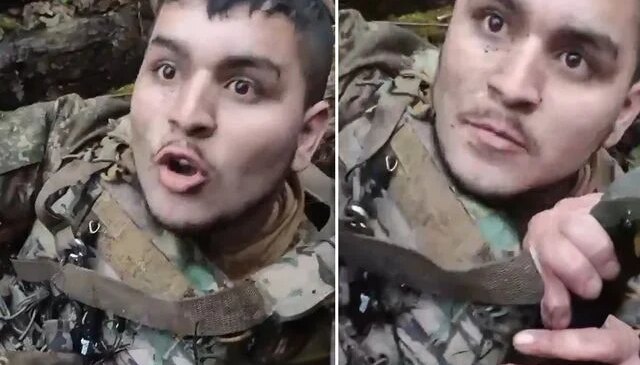 Ukrayna ordusunda savaşan Kolombiyalı asker, Ruslar tarafından esir alındı