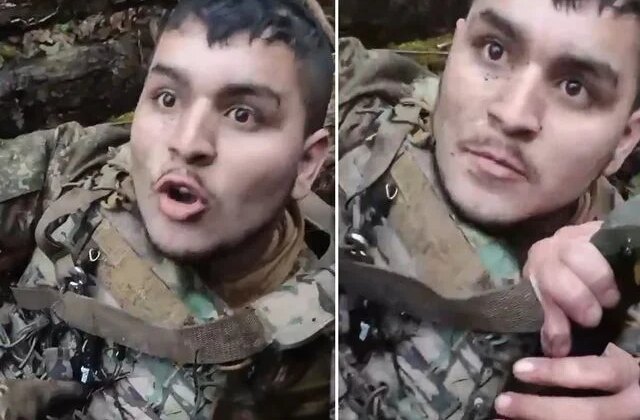 Ukrayna ordusunda savaşan Kolombiyalı asker, Ruslar tarafından esir alındı