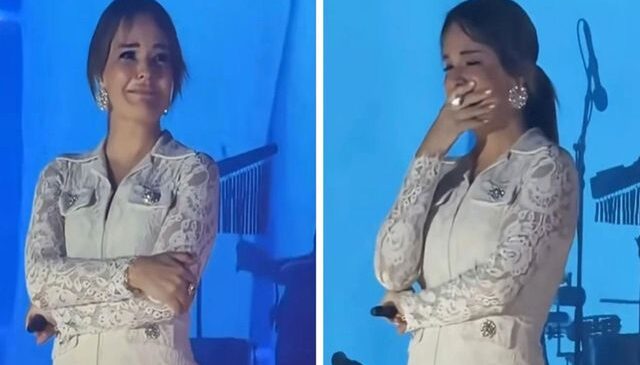 Ünlü şarkıcı Bengü, sahnede hıçkıra hıçkıra ağladı