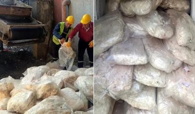 Tam 1 ton 200 kilo! Ekipler hemen el koydu