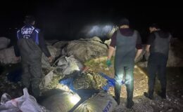 Tuşba’da kaçak avlanan 1 ton ölü, 200 kilo canlı inci kefali ele geçirildi