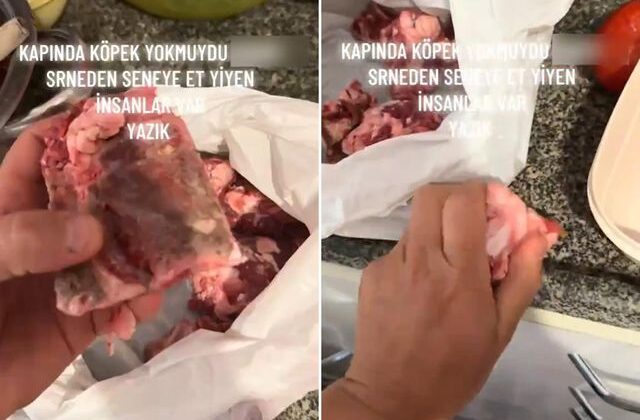 Verilen kurban payına isyan etti: Kapında köpek yok muydu?