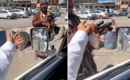 Yemen’de pes dedirten görüntü! Araçların arasında su değil tabanca satılıyor