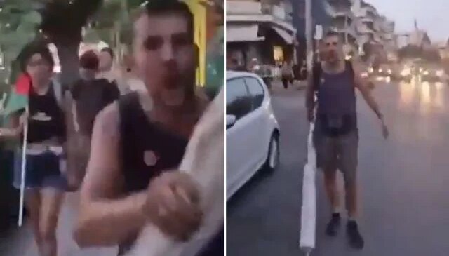 Yunan halkı tatile gelen İsrail askerlerini böyle kovdu: Defol git siyonist