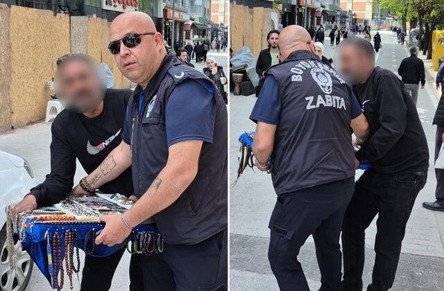 Zabıtaya yakalanan seyyar satıcının zor anları: Gariban gördünüz diye…